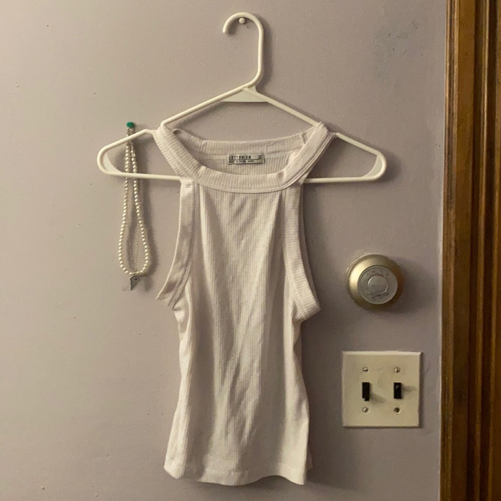 halter top white